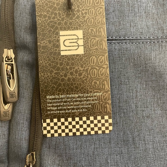 Bruno Cavalli Blue Backpack NWT - Picture 7 of 14